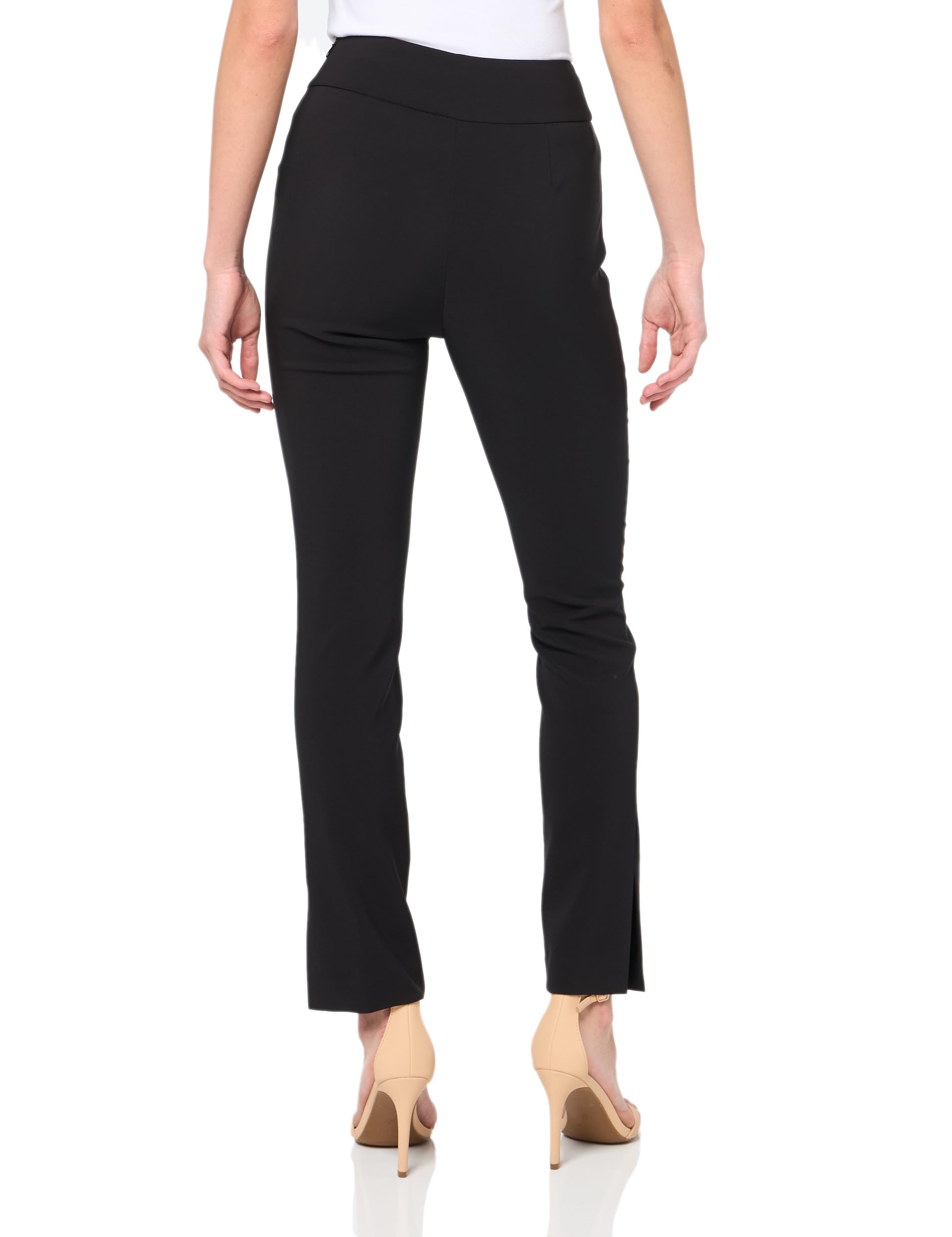 Calvin Klein Women's Professional Zipper Fly Work Pants - Office Wear, Business Casual & Formal Work Attire for Women