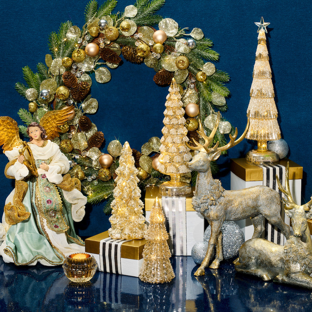 Premium Mille Nuits Gold Votive Candles - Elegant Decorative Candles for Home, Wedding & Romantic Dinner Ambiance