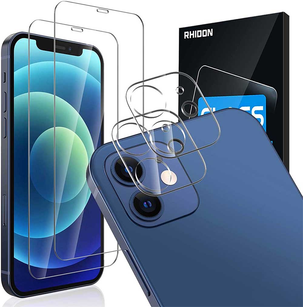 Premium iPhone Tempered Glass Screen Protector for iPhone 6/7/8/12 - Shatterproof, HD Clear, Anti-Scratch - Perfect for Daily Use, Travel & Outdoor Activities