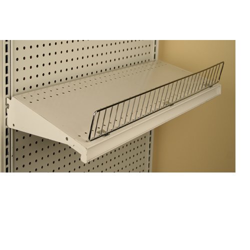20 Pack Chrome Gondola Shelf Wire Fence - 3