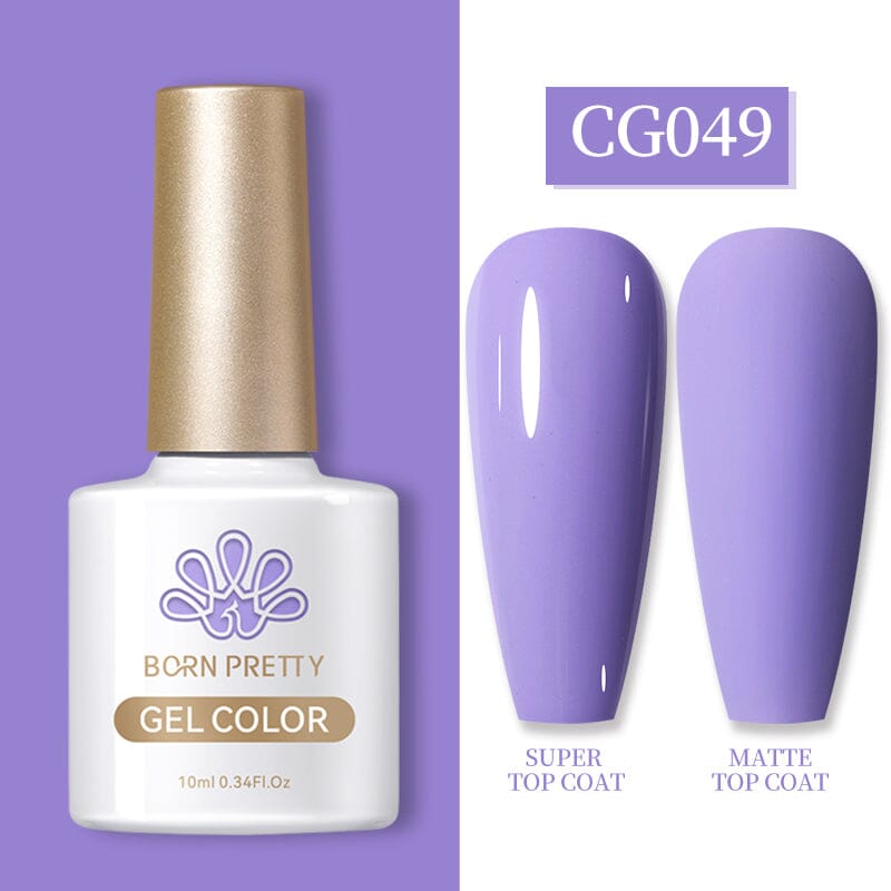 Purple Series Gel Nail Polish 10ml - Long-Lasting UV/LED Soak Off Gel for Manicures & Pedicures - Perfect for Nail Salons & DIY Home Nail Art