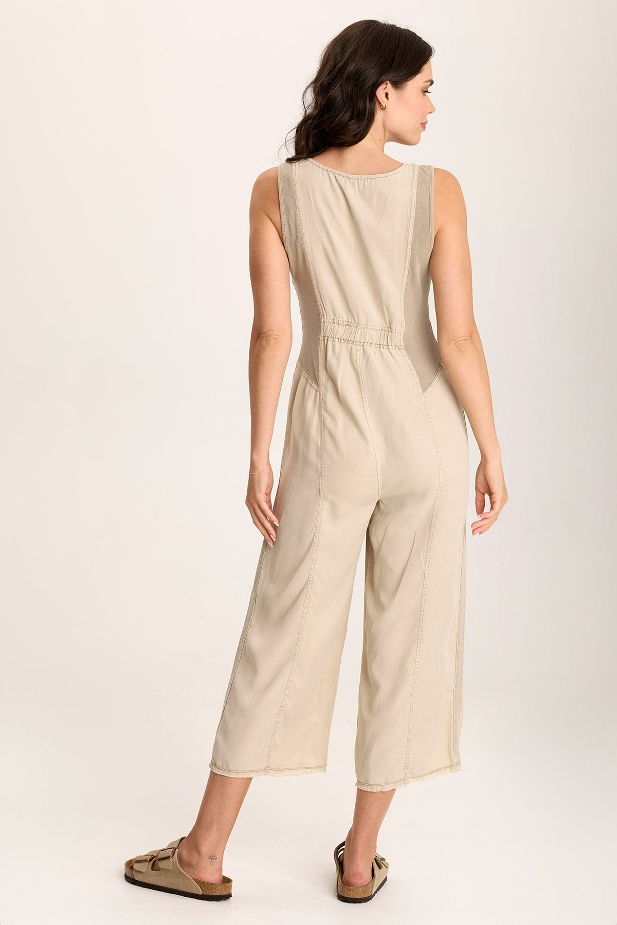 Linette Women's V-Neck Jumpsuit with Adjustable Straps - Casual Summer Romper for Beach, Travel & Everyday Wear