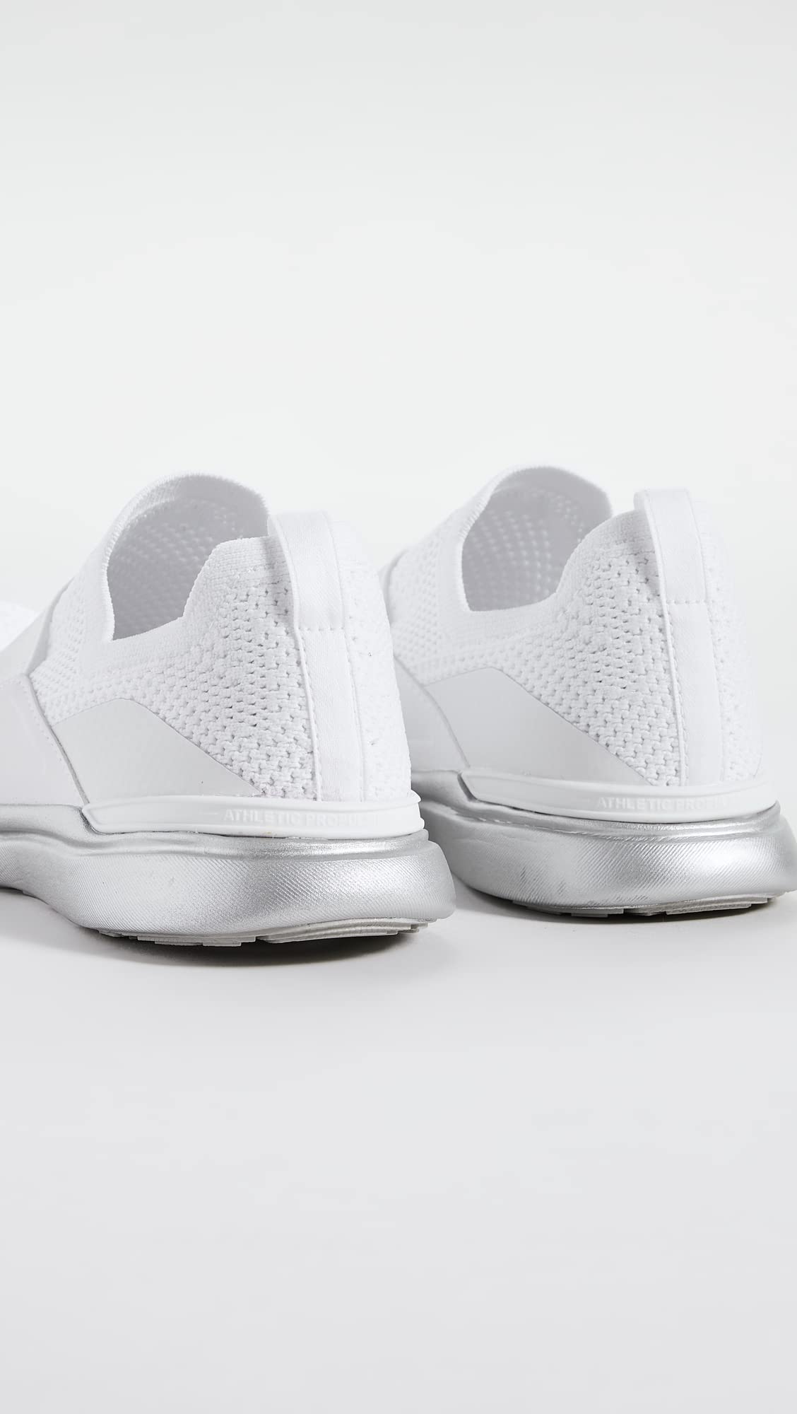 APL: Athletic Propulsion Labs Women's Techloom Bliss Running Shoes - White/Chrome - Size 8.5 Medium US - Lightweight Comfort for Gym Workouts & Casual Wear