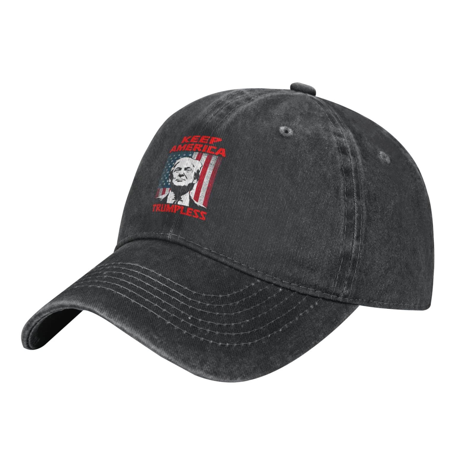 JAKS Trump Hat - Keep America Great Baseball Cap for Women - Patriotic Graphic Hat for Political Events & Outdoor Activities