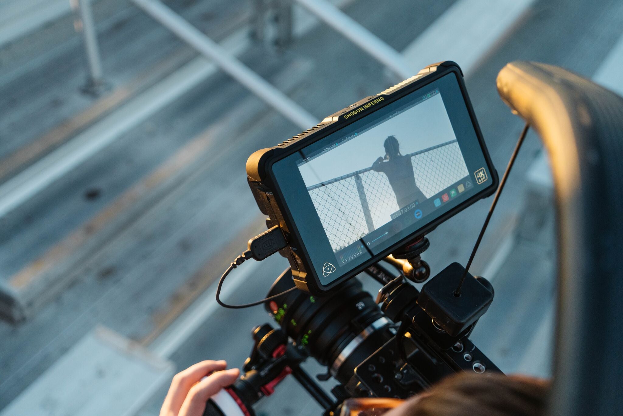 Atomos Shogun Inferno 7-inch 4K HDMI/Quad 3G SDI/12G SDI Video Recording Monitor for Filmmakers - Perfect for On-Set Monitoring, Live Production & Broadcast Studios