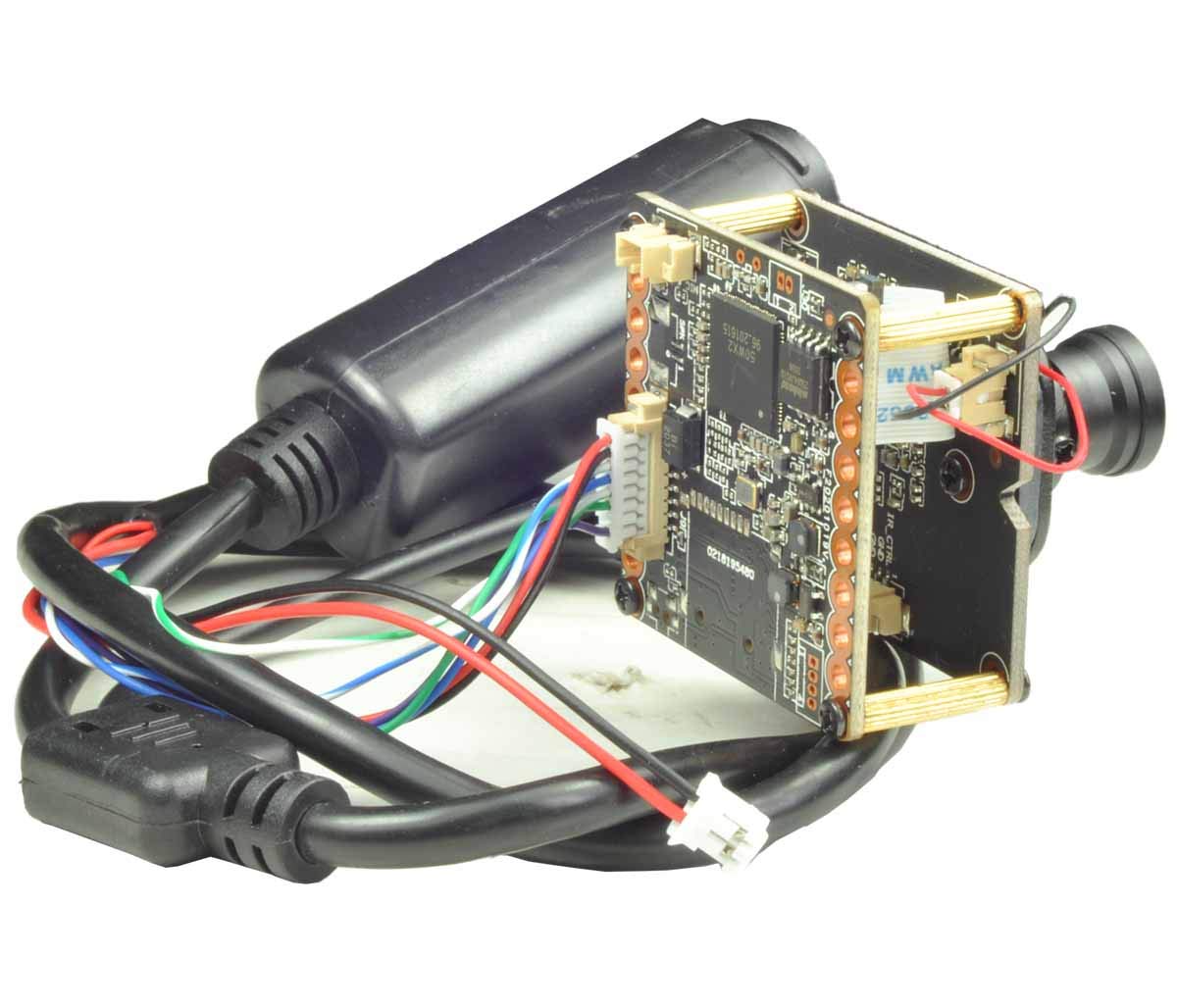 5MP POE IP Board Camera with 3 Lenses - Wired Network Security Camera Module for DIY, Repair & Upgrades | Ideal for Home Surveillance, Office Security & Smart Device Integration