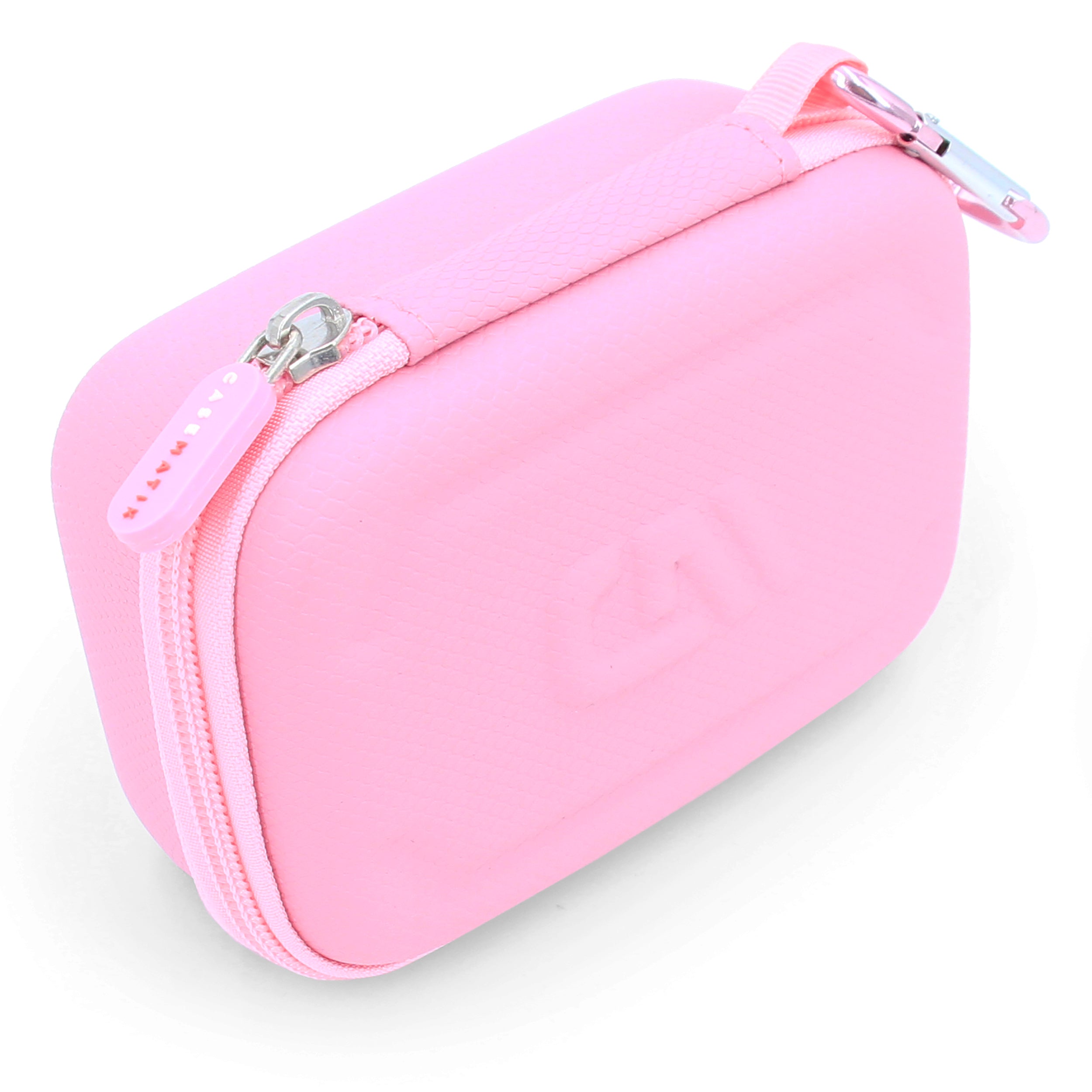 CASEMATIX Protective Carry Case for Moonbird & Moonbuddy Meditation Device - Compatible with Breathing Trainer, USB C Cable Accessories (Pink) - Perfect for Travel, Yoga & Stress Relief Sessions