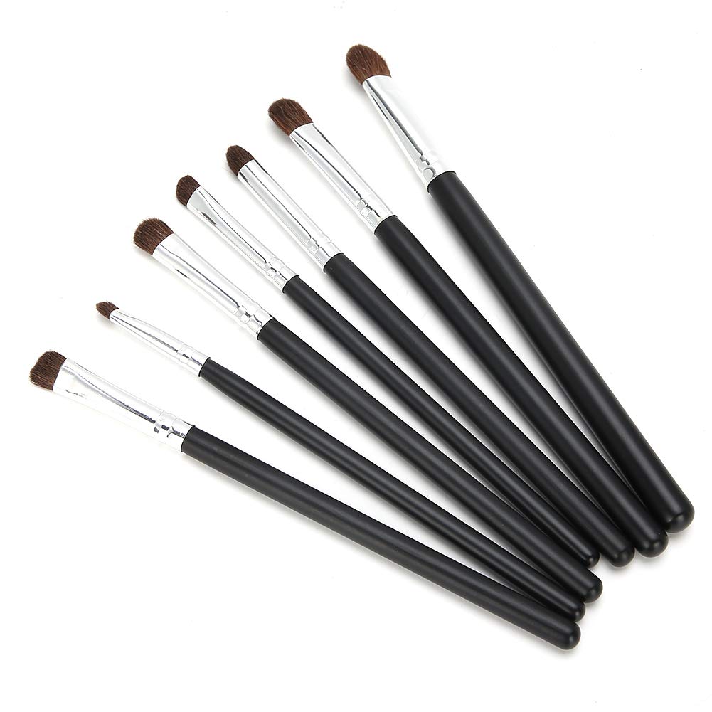 EXCLUZO Soft Blush Brush for Makeup - Easy to Carry Travel Brush, Black & Silver - Perfect for Dress Up, Live Shows & On-the-Go Touch Ups