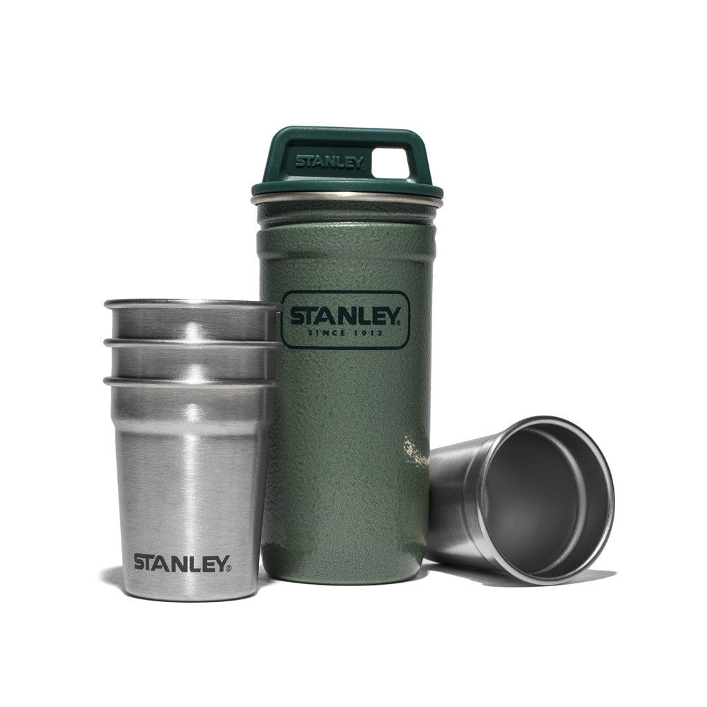 Stanley Adventure Stainless Steel Shot Glasses Set of 4 - Unbreakable, Dishwasher Safe, Camping & Outdoor Drinking Cups for Whiskey, Tequila, Vodka - Perfect for Parties, BBQs, and Tailgating