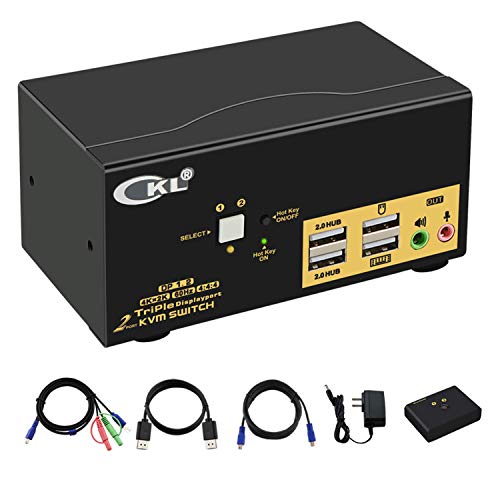 2x3 DP KVM 4K 60Hz
