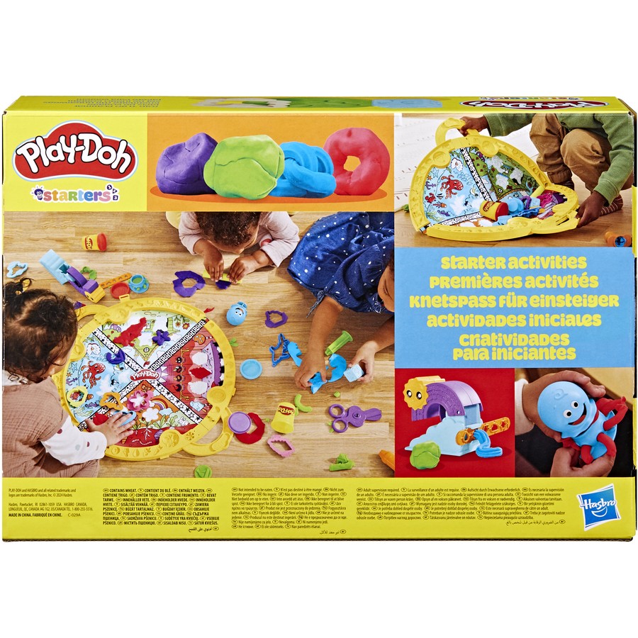 Play Doh Fold N' Go Playmat - Portable Kids Art & Creativity Activity Set for Travel, Home & Classroom - Non-Toxic Modeling Clay Dough Mat for Toddlers & Preschoolers