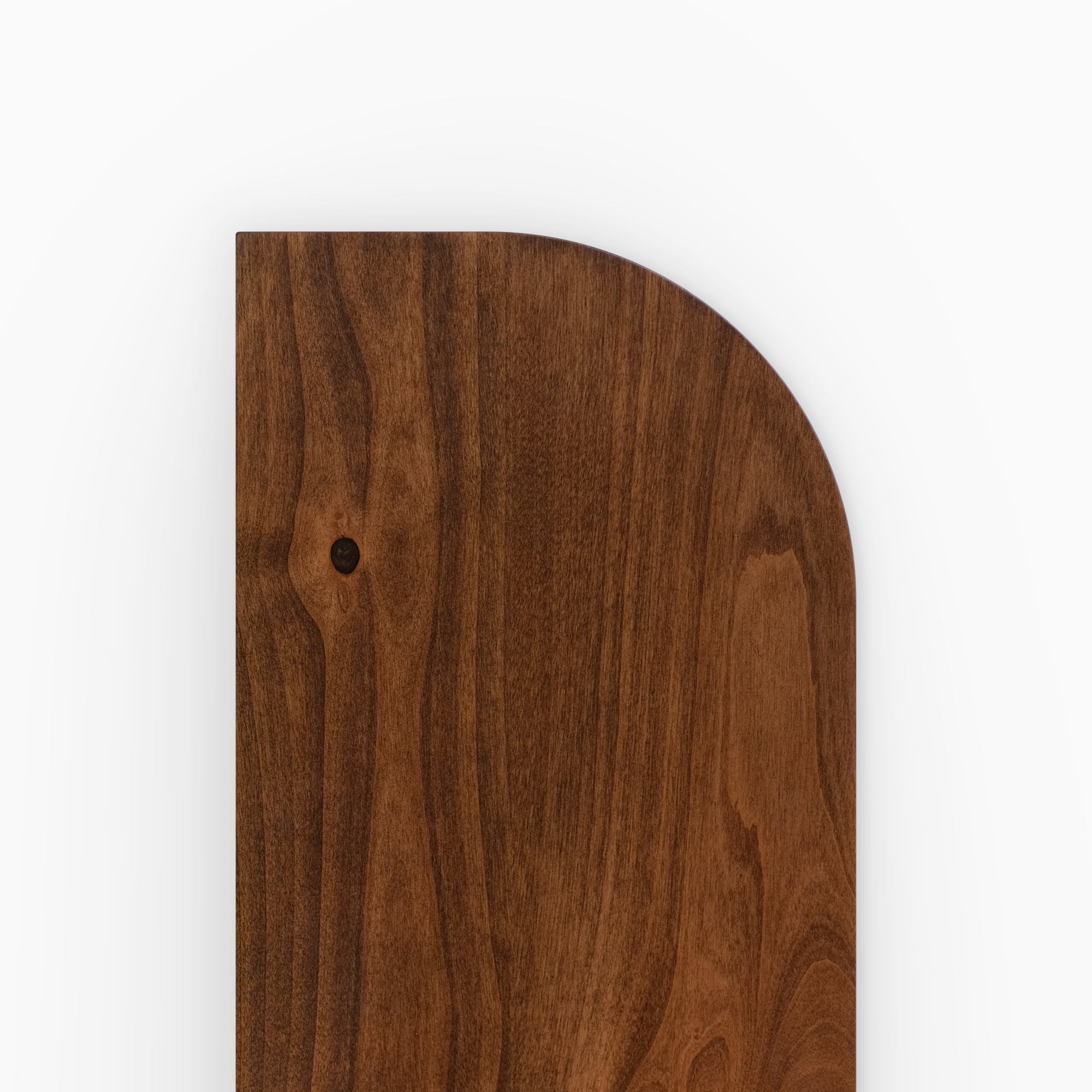 Aksel RADius Espresso Floating Shelf - Wall Mounted Wooden Shelf for Kitchen, Bathroom & Living Room Storage - Perfect for Displaying Decor, Books & Essentials