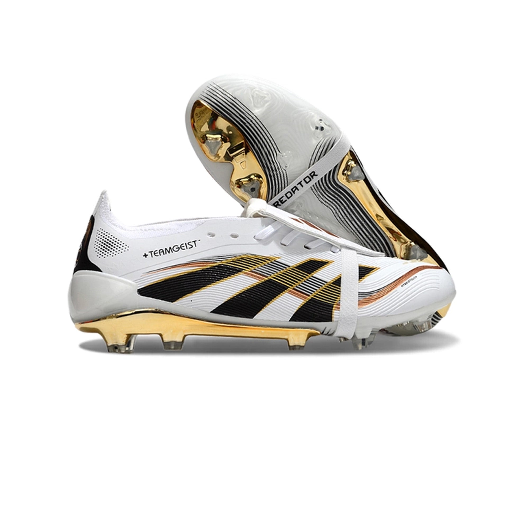Adidas Predator Elite FG Soccer Cleats with Foldover Tongue - Teamgeist 2025 - Perfect for Competitive Matches and Training
