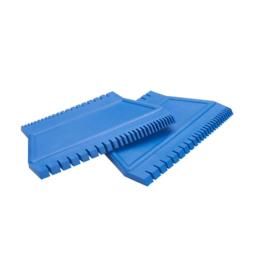 Utoolmart Wood Graining Painting Tool Set - 2 PCS Blue MS15 Art Paint Rubber for DIY Wall Decoration & Faux Wood Finishing | Perfect for Home Improvement, Furniture Restoration, and Creative Craft Projects