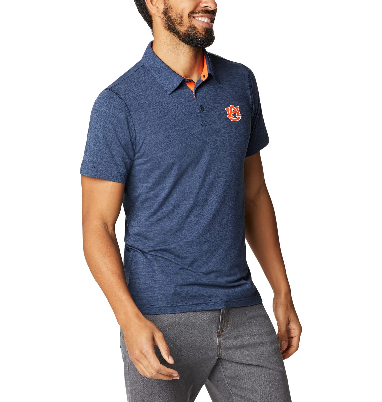 Columbia Men's Tech Trail Polo Shirt - Moisture-Wicking, UPF 50+ Sun Protection, Lightweight Hiking & Outdoor Performance Shirt for Camping, Fishing, and Trail Running