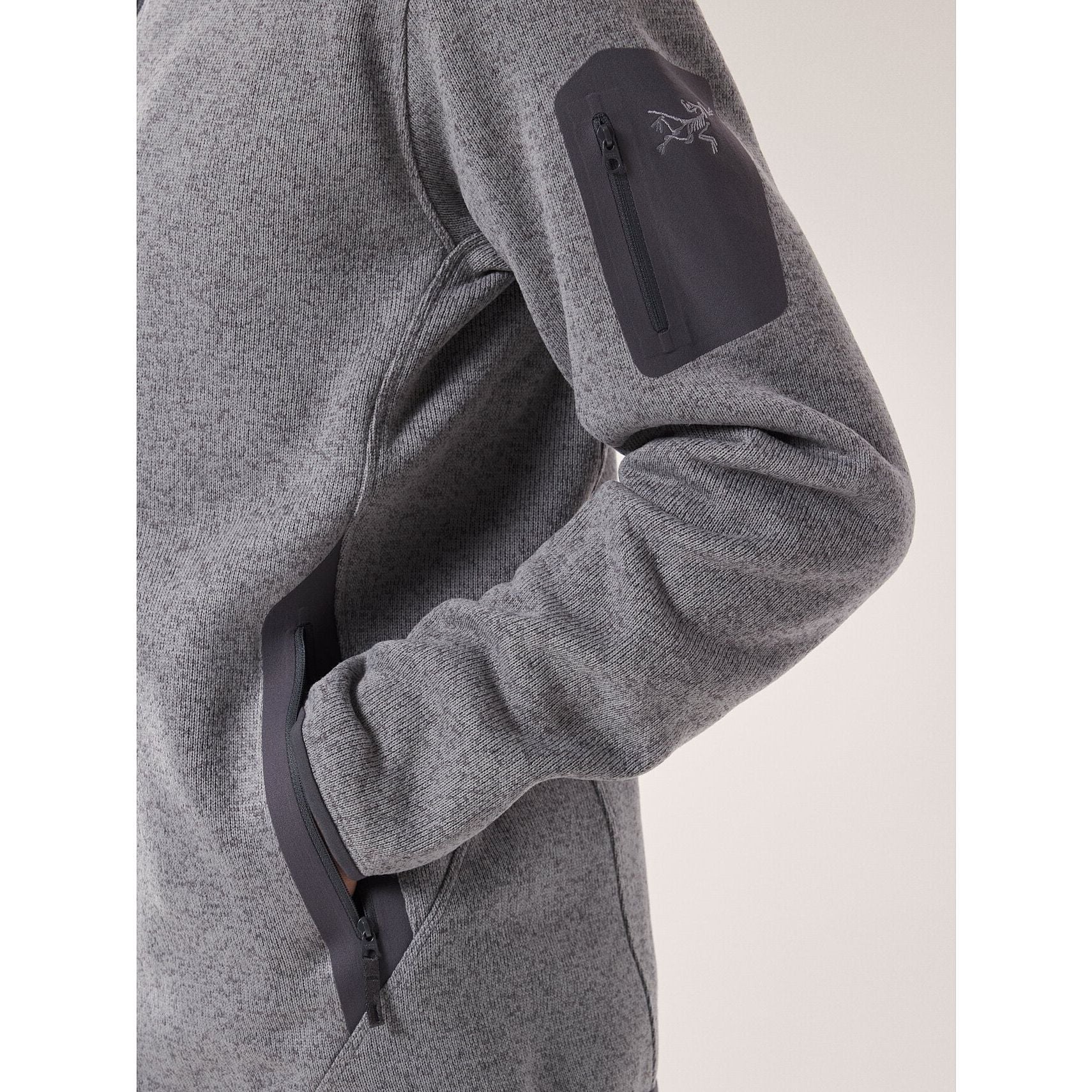 Arc'teryx Men's Covert Hoody - Lightweight Fleece Jacket for Hiking & Outdoor Activities | Water-Resistant & Breathable Midlayer for Camping, Travel & Casual Wear