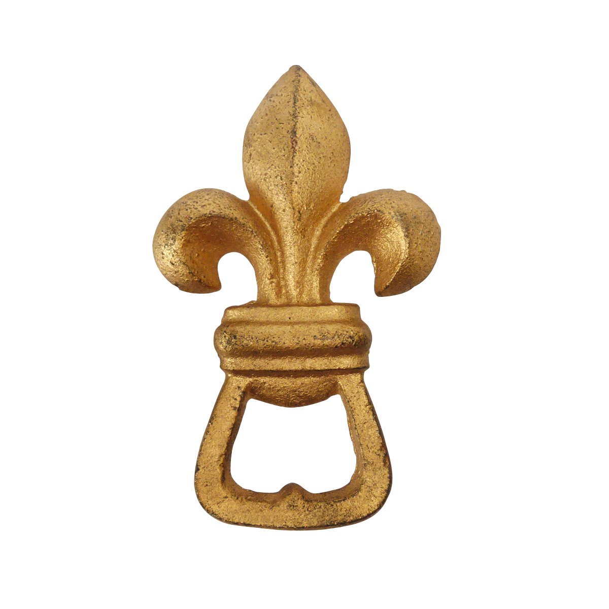 Design Toscano Fleur de Lis Cast Iron Bottle Opener - Vintage Style Metal Beer & Soda Bottle Cap Remover - Perfect for Home Bars, Parties & Outdoor Gatherings