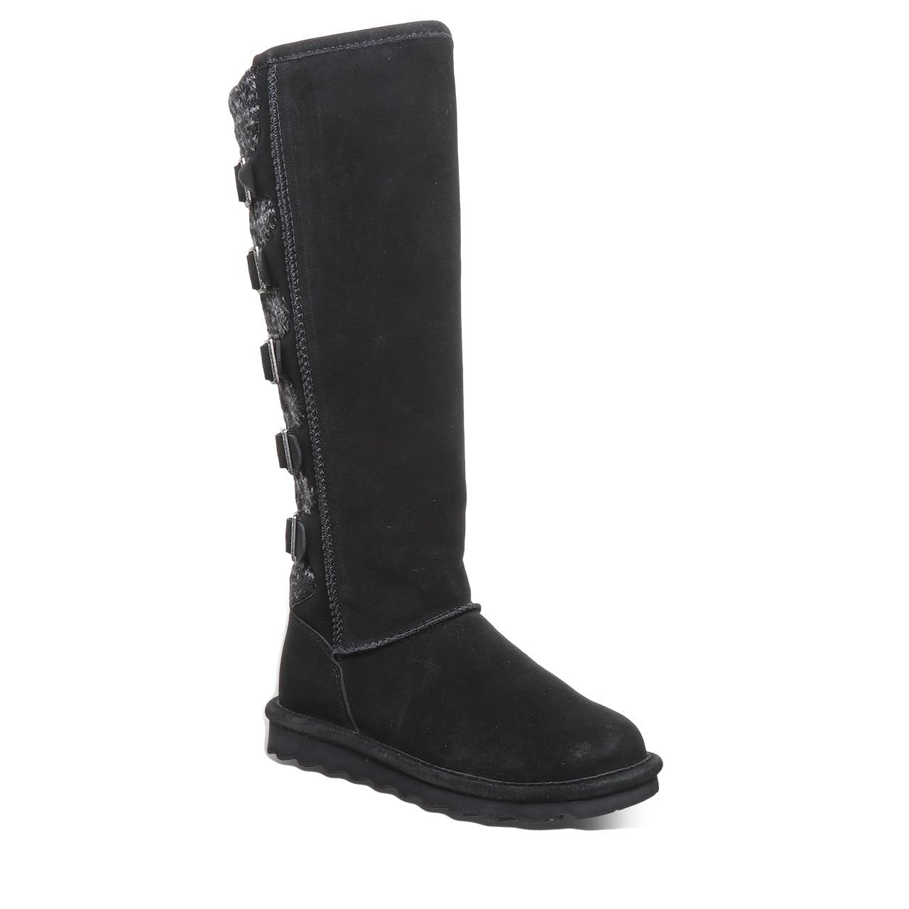 BEARPAW Women's Boshie Tall Suede Wool Blend Lined Winter Snow Boots - Warm Waterproof Hiking Boots for Cold Weather & Outdoor Activities