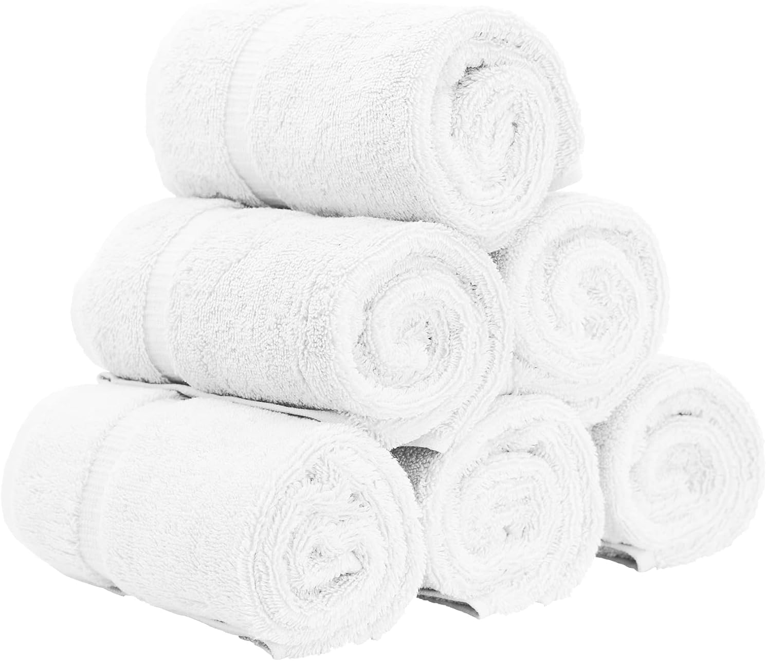 Luxury 6-Piece Cotton Towel Set for Hotel & Spa - Soft Bath, Hand & Wash Towels - Perfect for Wedding, Engagement & Home Decor