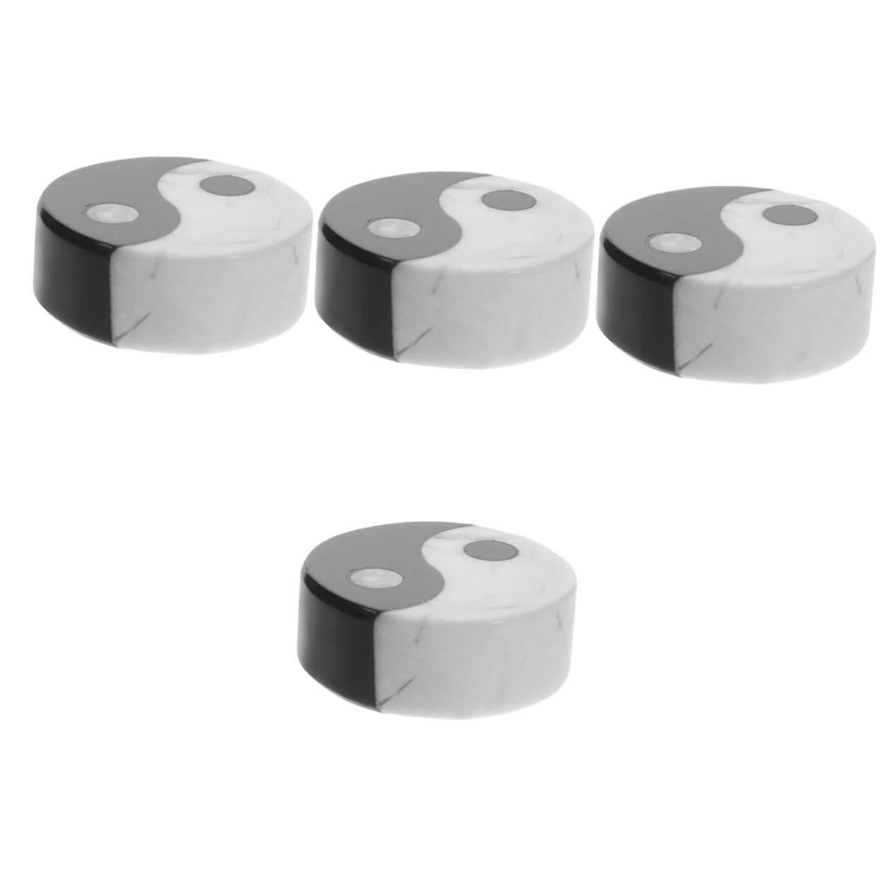Tofficu 4-Piece Classic Stone Eight-Diagram Decor Set - Feng Shui Home & Office Decorations for Desk, Bookshelf, Study Room | Enhance Harmony in Living Spaces & Work Environments