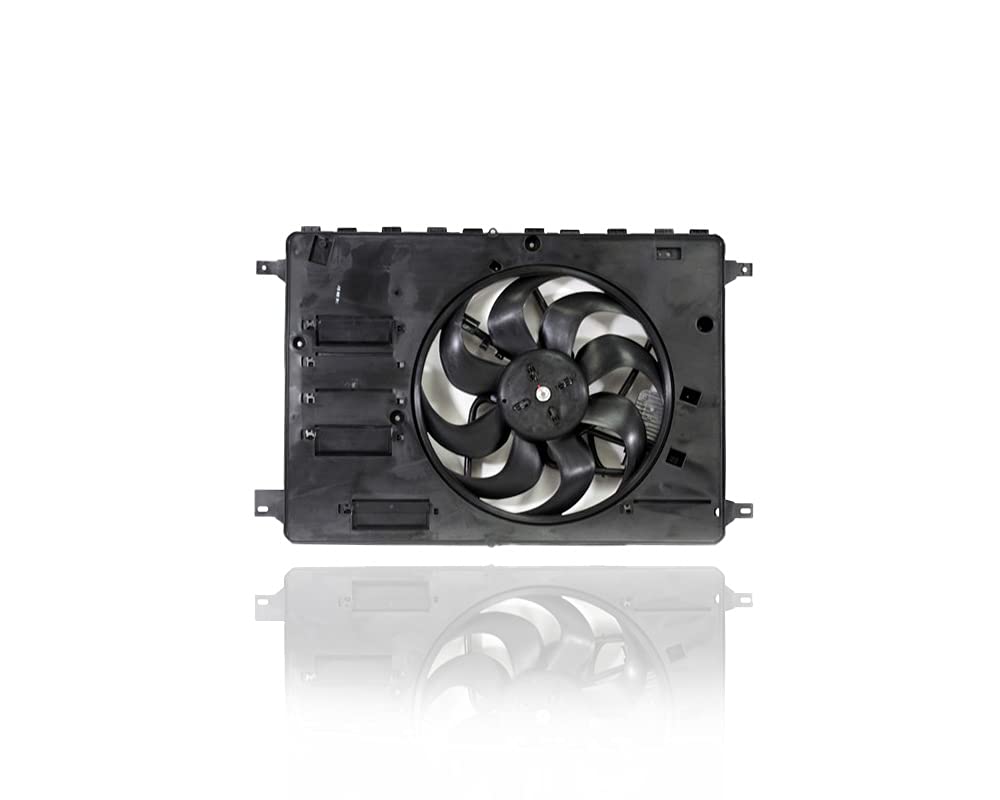 Volvo Engine Cooling Fan Assembly Replacement for 08-15 XC70, 11-16 S60, 11-14 S80 3.2L, 15-16 S80/XC60/Crosscountry - Compatible with VO3115117 - Includes Controller (Part# 313688673) - Perfect for Overheating Prevention & Summer Driving