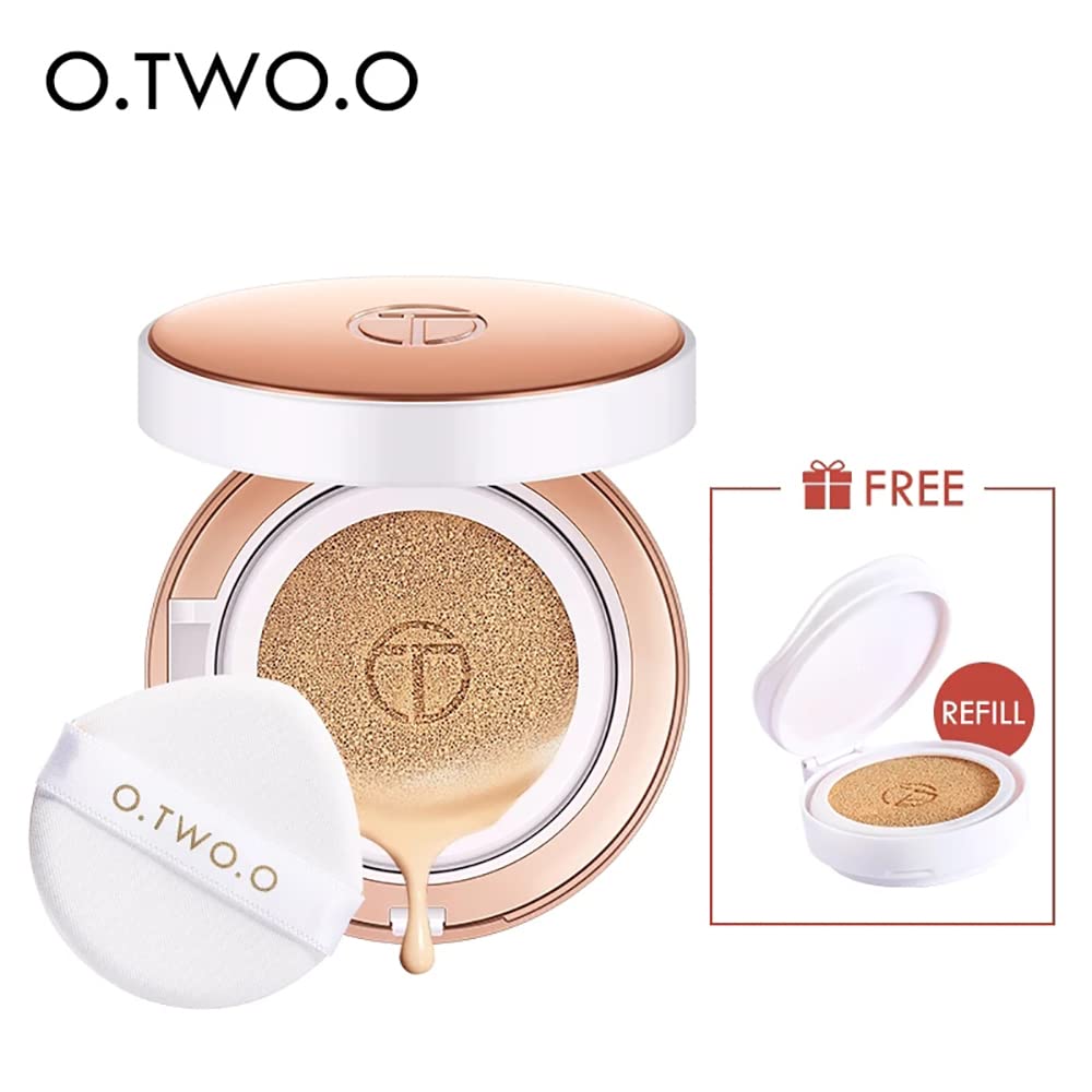 **Air Cushion BB Cream CC Cream - Moisturizing Concealer & Bright Makeup Base - Long-Lasting Foundation with Puff (Shade 01) - Perfect for Daily Wear & Flawless Coverage**