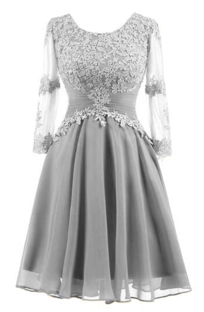Elegant Tea Length Mother of the Bride Dress - Chiffon Formal Gown with Pleats & Appliques for Wedding Evening Events | Perfect for Rehearsal Dinners, Ceremonies & Special Occasions