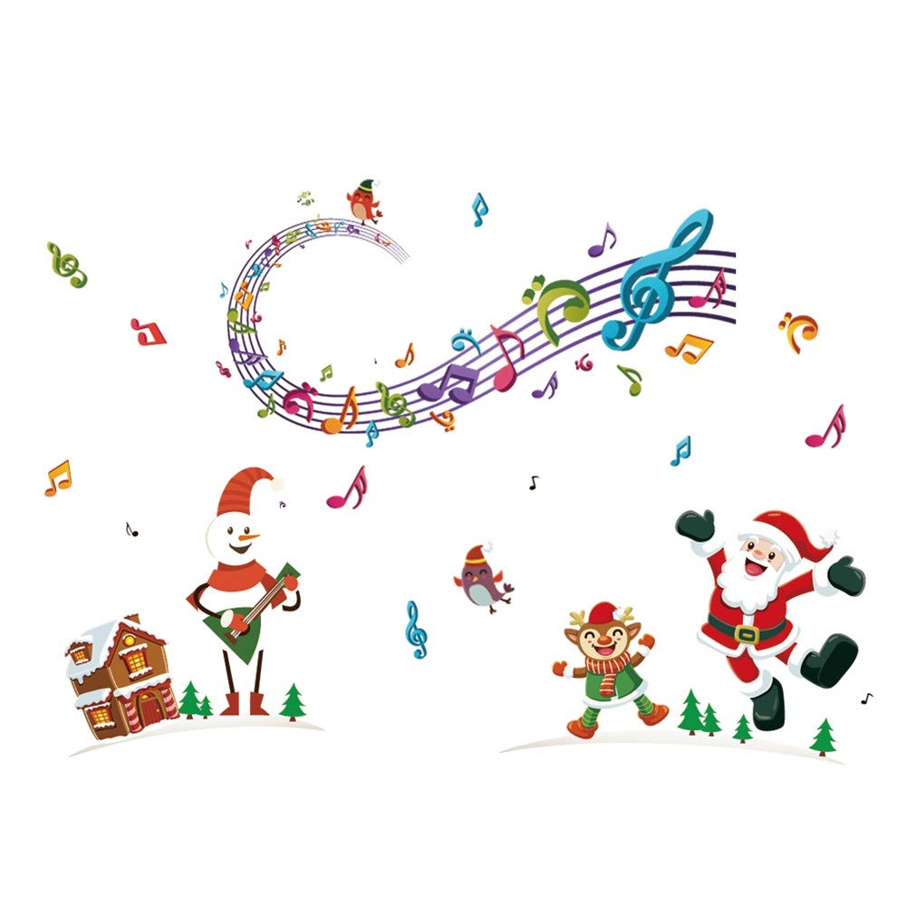 Removable Christmas Heart Wall Stickers for Bedroom, Window, and Home Decor - Perfect for Holiday Glass Adornment and Wallpaper Decoration