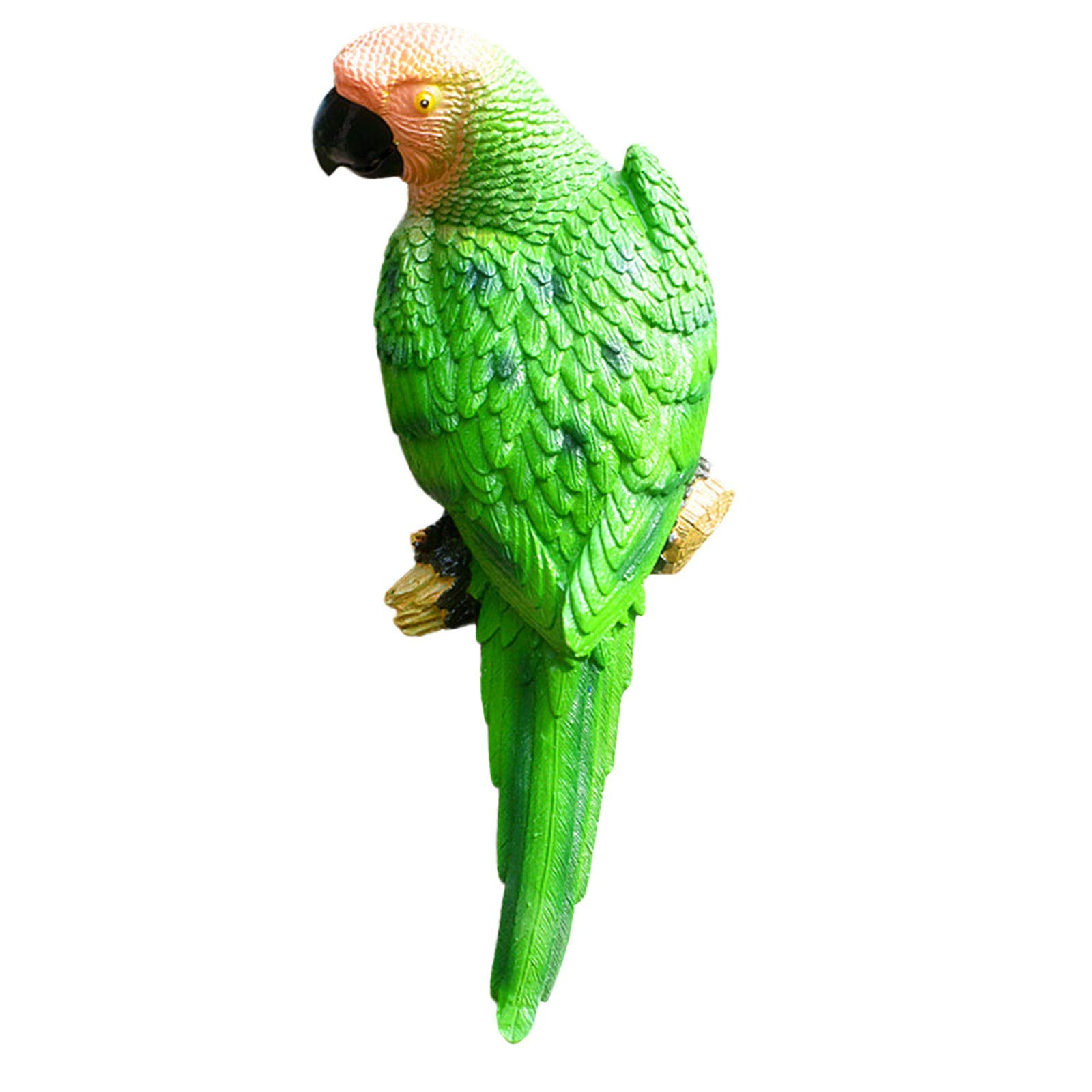 Parrot Statue Hanging Decor - Handmade Garden & Courtyard Ornament for Home Interior Decoration | Perfect for Patio, Living Room, and Outdoor Spaces