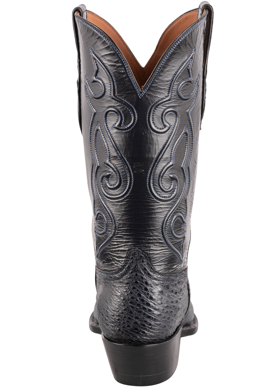 **Exclusive Black Jack Snapping Turtle Cowboy Boots in Navy – Premium Western Boots for Men & Women – Perfect for Rodeo, Country Dancing & Outdoor Adventures**