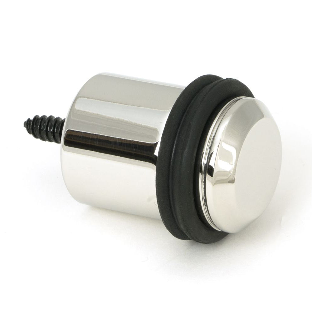 Premium Stainless Steel Floor Mounted Door Stop - Heavy Duty, Non-Slip Design for Home, Office & Commercial Use - Perfect for Doors, Cabinets & Furniture Protection