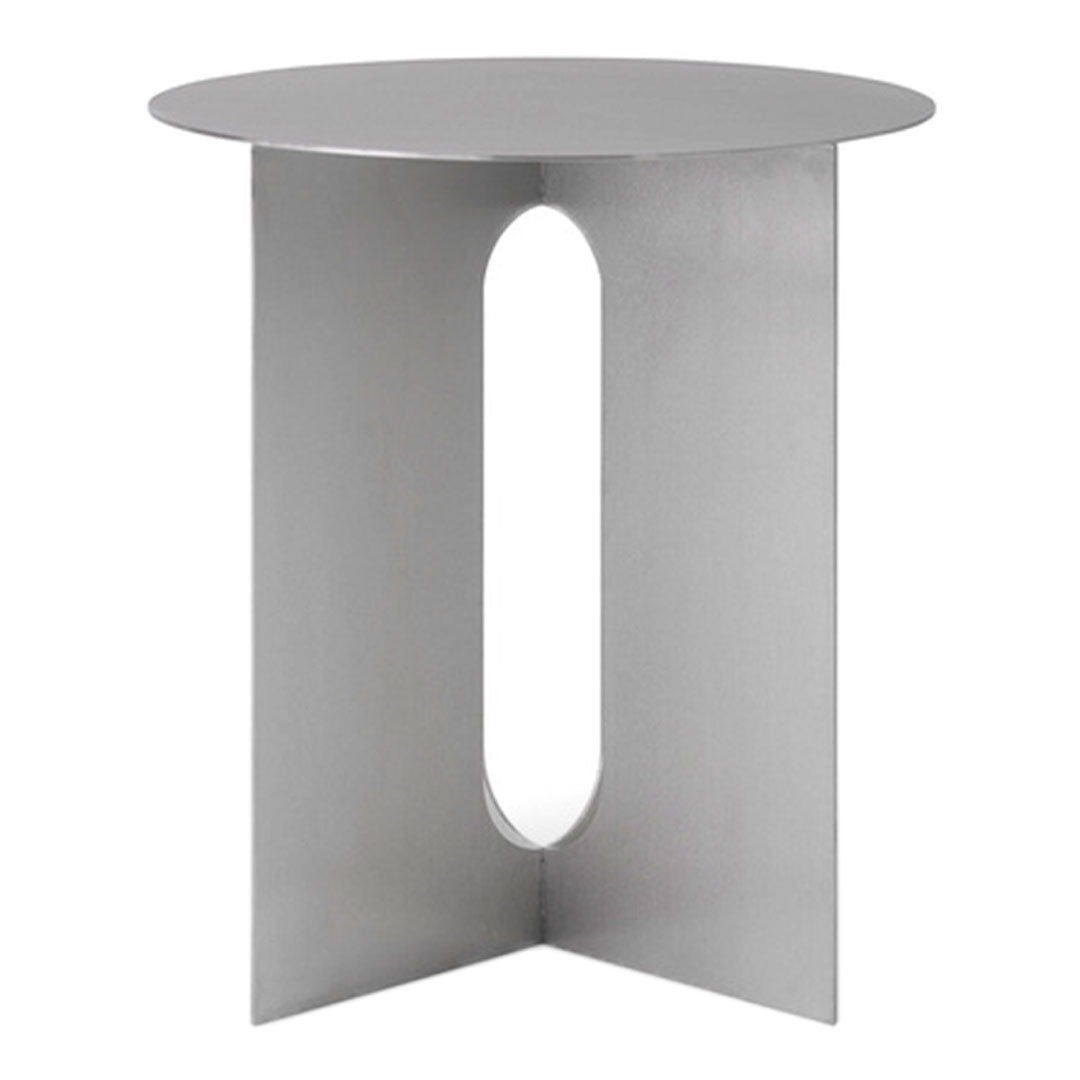 Modern Androgyne Side Table - Minimalist Nightstand, Bedside Table for Bedroom, Living Room & Office - Stylish End Table with Storage Shelf