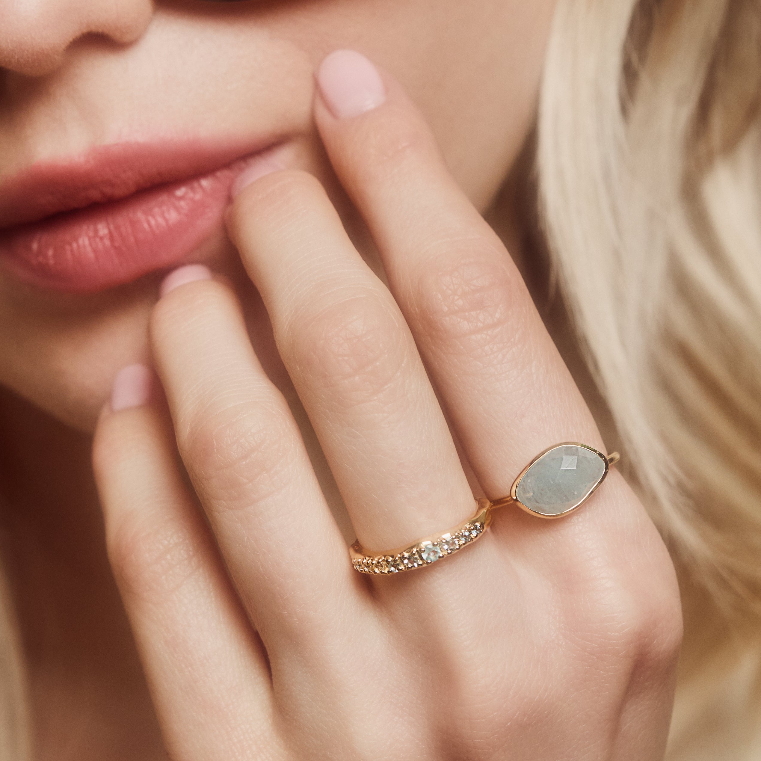 Hattie Ombre Molten Ring - Elegant Gradient Jewelry for Women | Perfect for Parties, Weddings & Everyday Wear