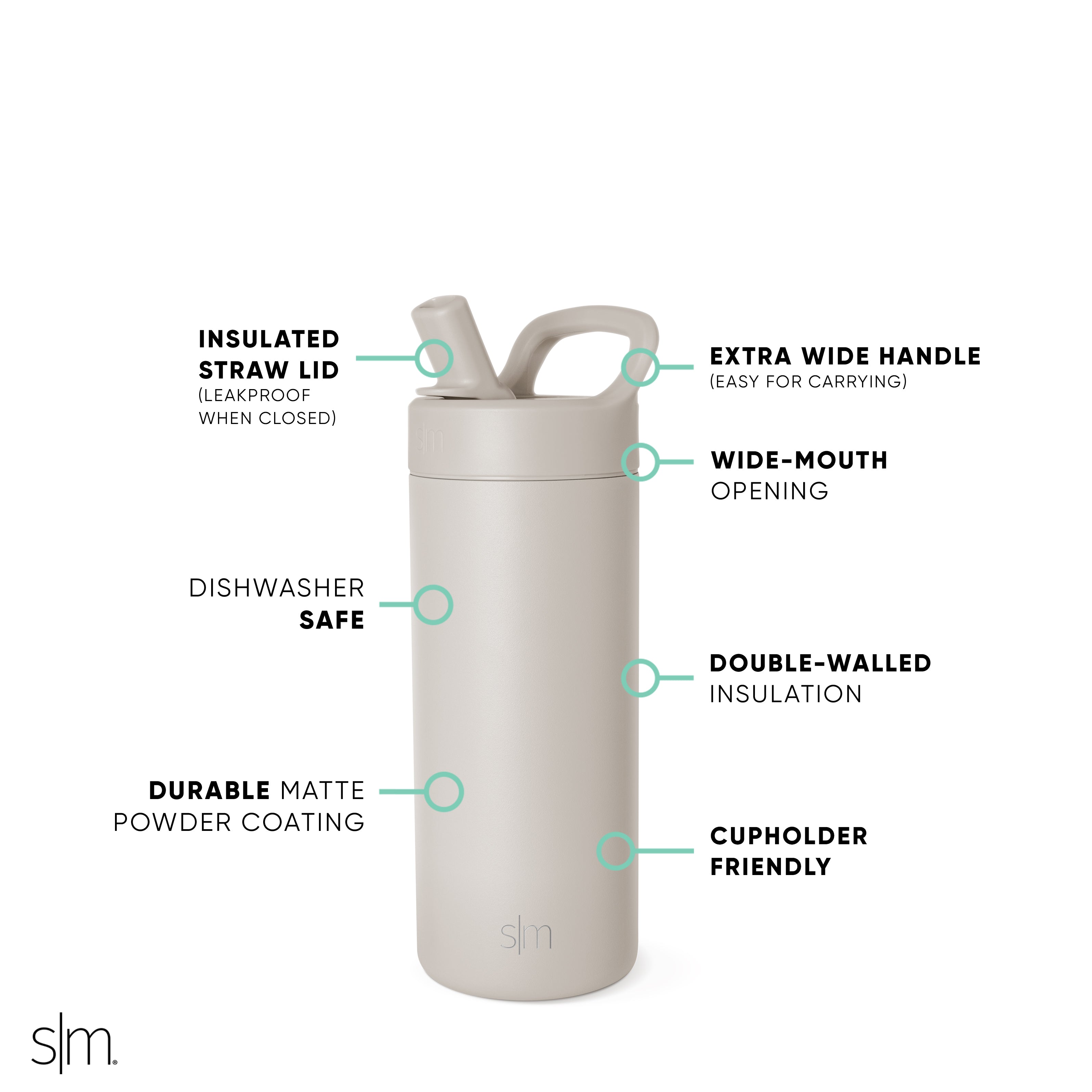 Manual Straw Lid Glass Cup - Reusable Drinking Cup for Coffee, Tea, Juice - Perfect for Home, Office, Travel & Outdoor Activities