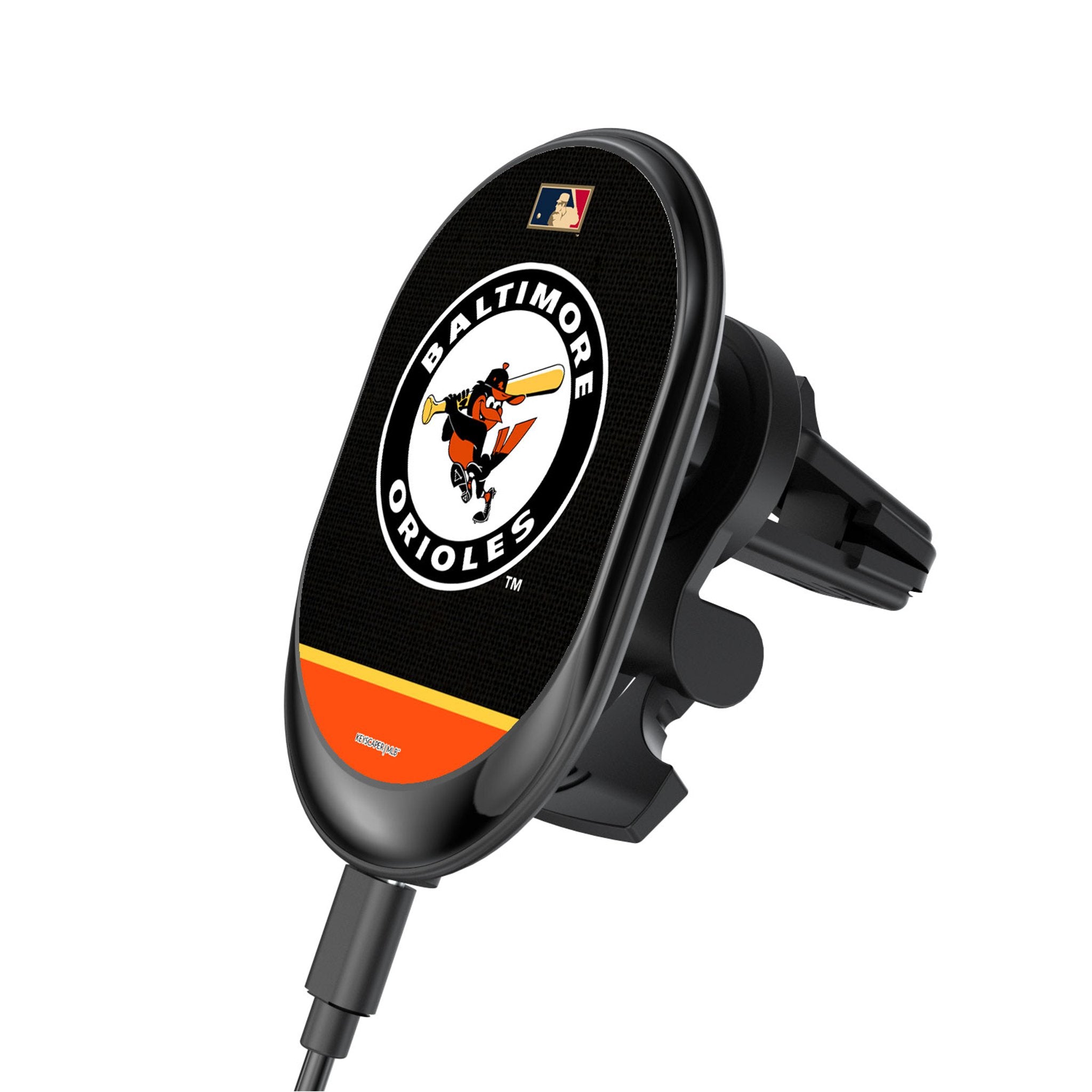 1966-1969 Baltimore Orioles Cooperstown Collection Wireless Magnetic Car Charger - Fast Charging for Phones on the Go, Perfect for Road Trips & Commuting