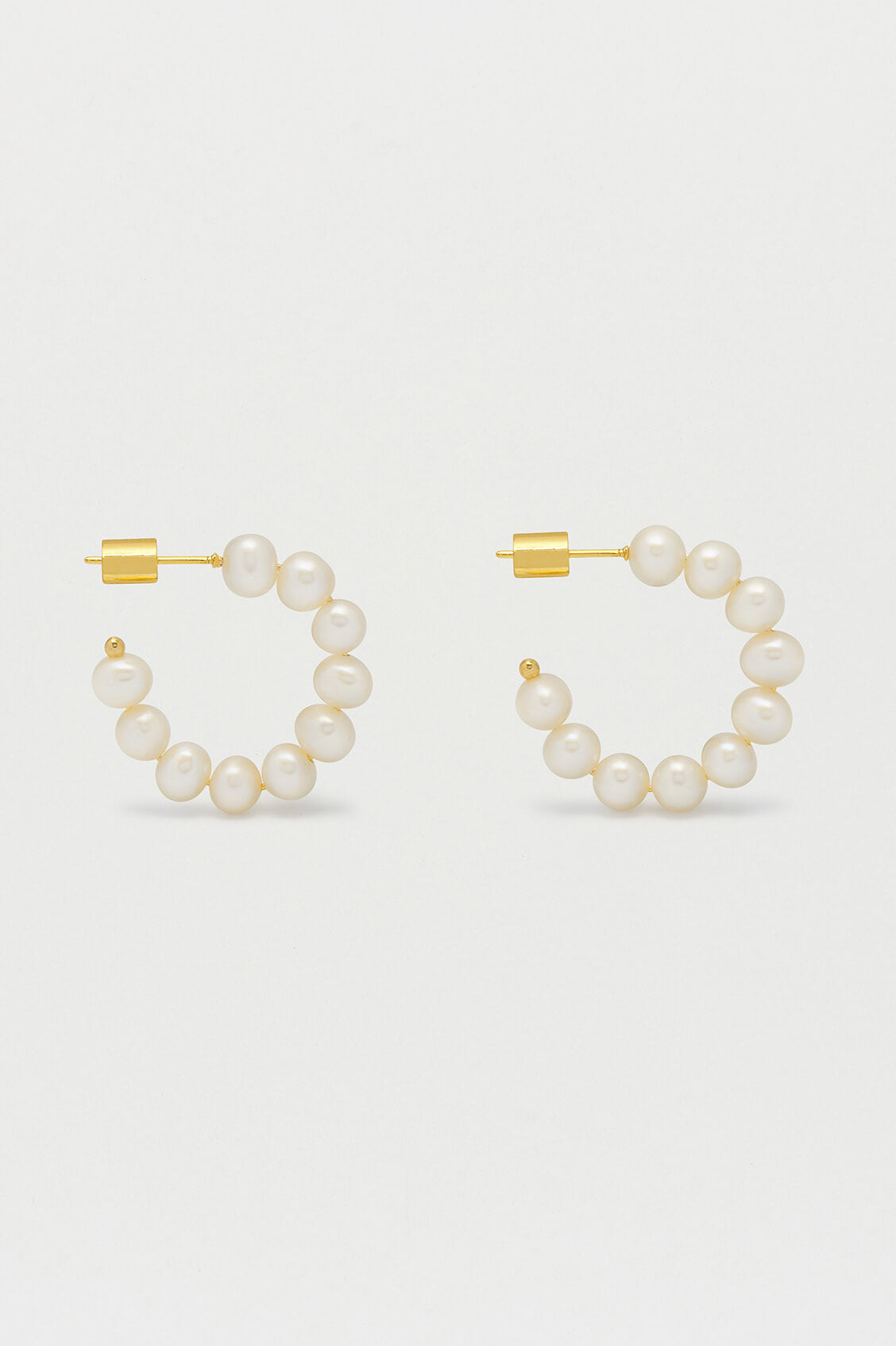 Stylish Multi Pearl Beaded Hoop Earrings for Women - Elegant Fashion Jewelry for Parties, Weddings & Everyday Wear