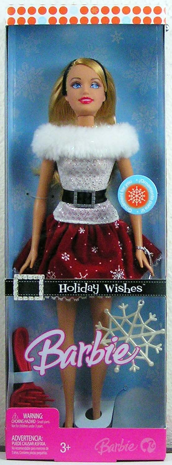 Barbie Holiday Wishes Doll - Collectible Fashion Doll with Festive Outfit | Perfect Christmas Gift for Kids & Collectors | Great for Holiday Decorations, Birthday Presents & Playtime Fun
