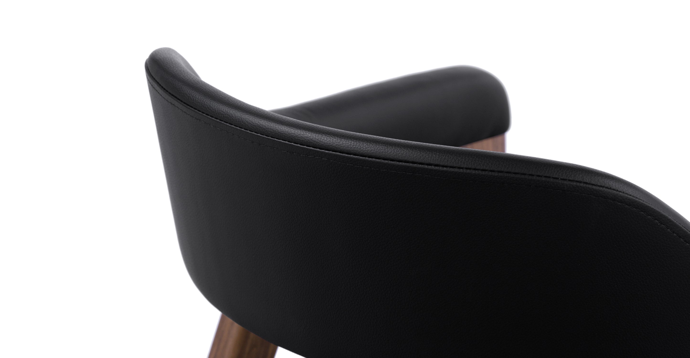 Premium Lando Leather Dining Chair - Modern & Comfortable Leather Upholstered Seat for Home, Restaurant, Office - Perfect for Dining Room, Kitchen, Conference Room & Lounge