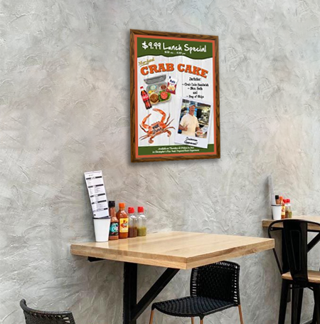 24x30 Designer Wood Snap Frames for Posters with 1 Wide Matboard - Perfect for Home Decor, Office Displays & Art Gallery Exhibitions