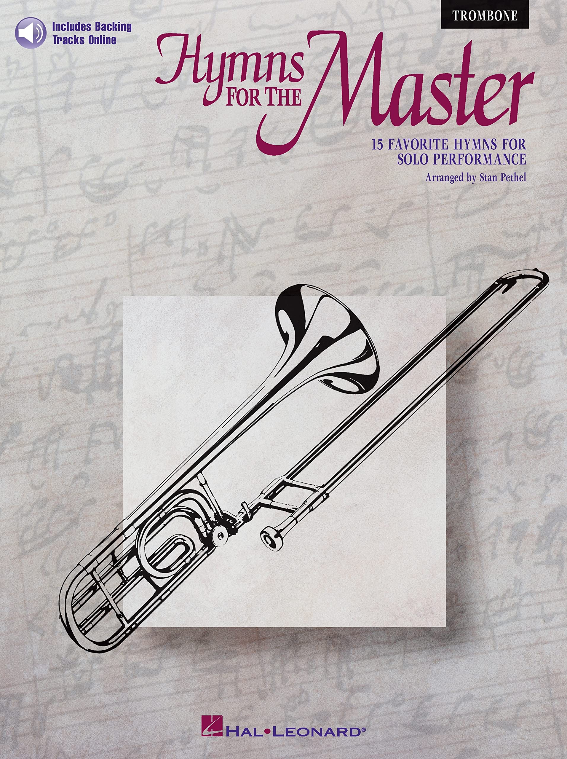 Hymns for the Master - Trombone Sheet Music Book with Online Audio Download | Perfect for Church Worship, Solo Practice & Brass Ensemble Performances