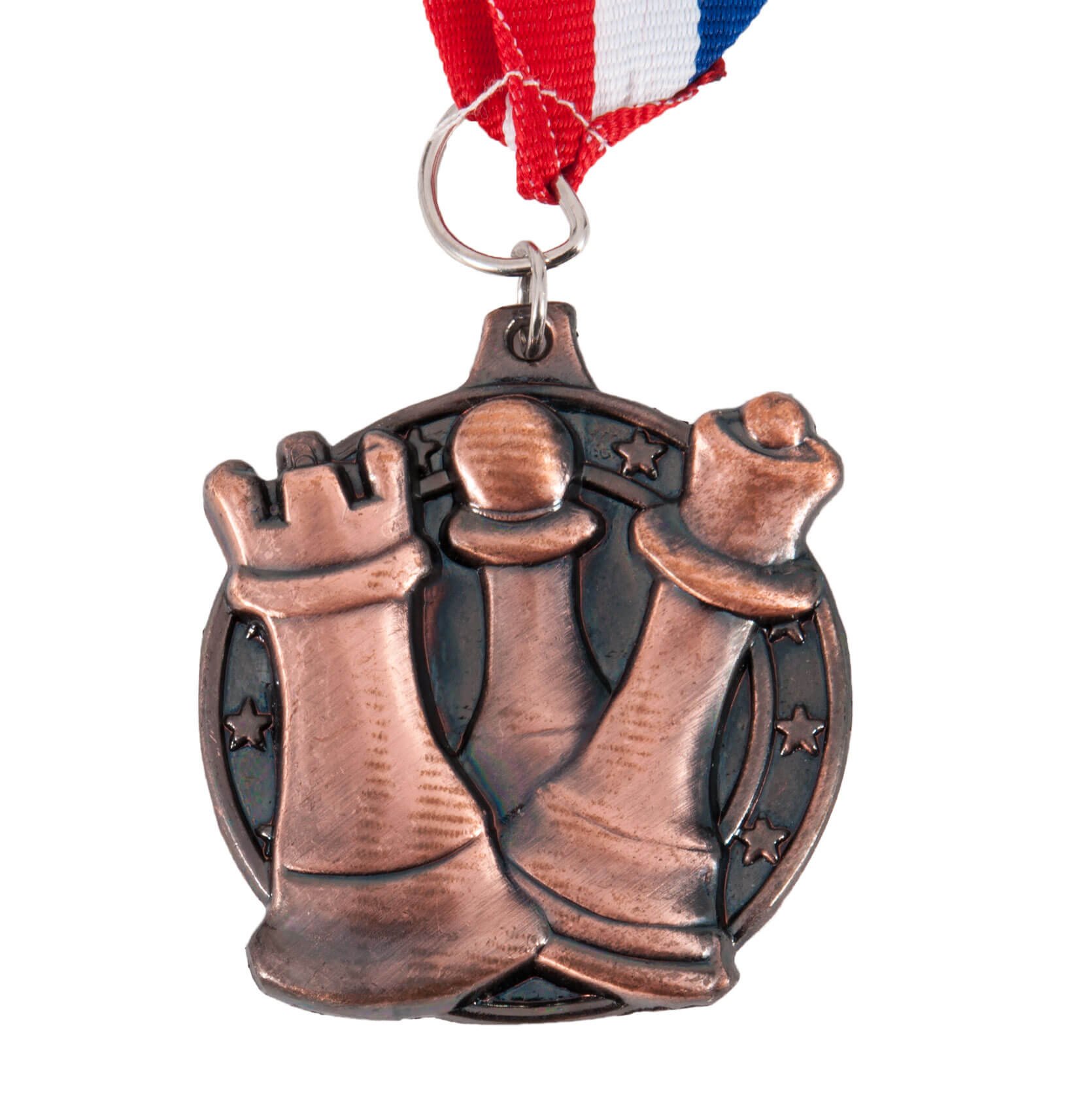 Staunton Round Chess Medals - Perfect for Tournaments & Awards