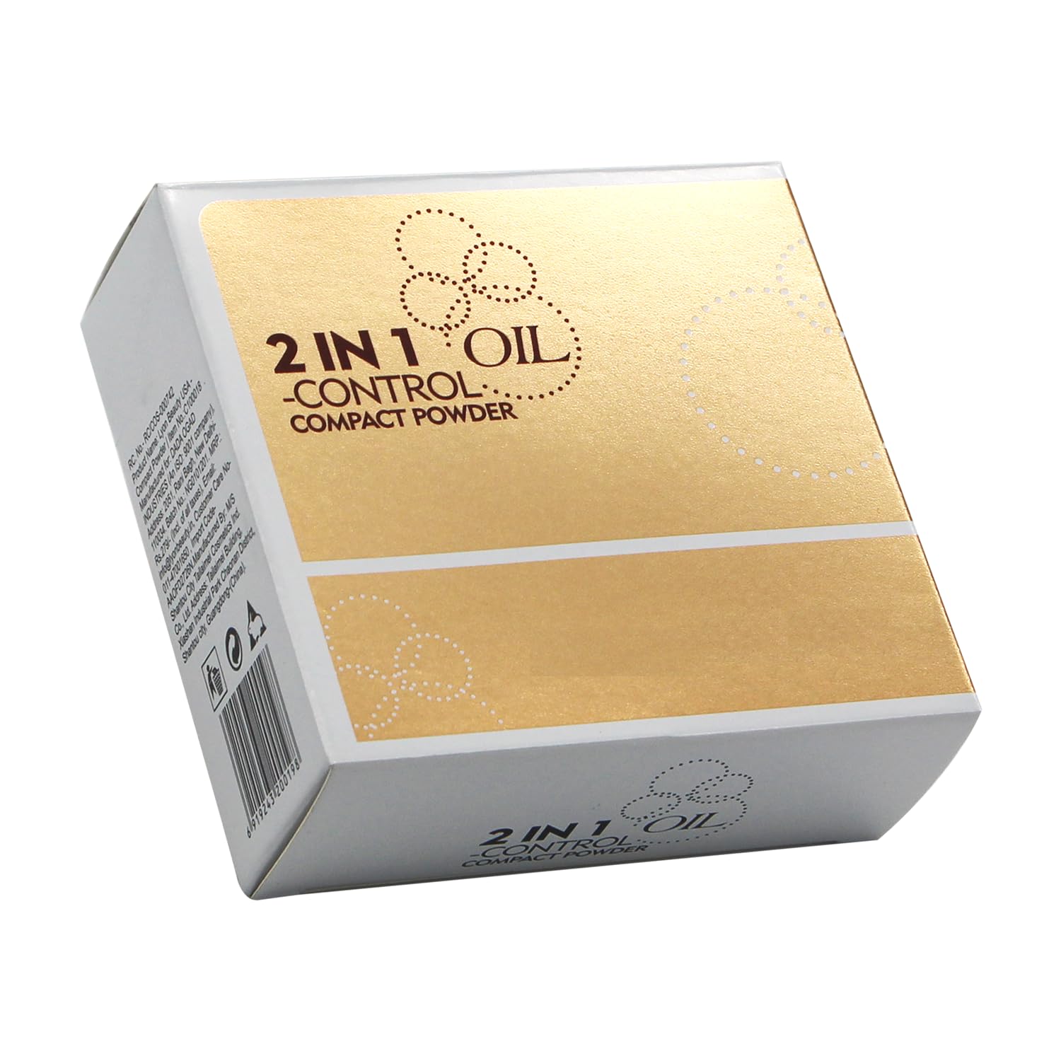 FLENGO 2-in-1 Long Lasting Weightless Compact Powder - Oil Control & Matte Finish - Pearl Ivory Shade for All-Day Wear | Perfect for Daily Makeup & Professional Use | Ideal for Office, Date Night & Special Events