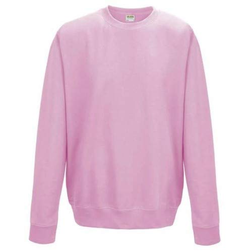 AWDis Kids Plain Crew Neck Sweatshirt - Soft Cotton Pullover Hoodie for Boys & Girls - Perfect for School, Playdates & Outdoor Activities