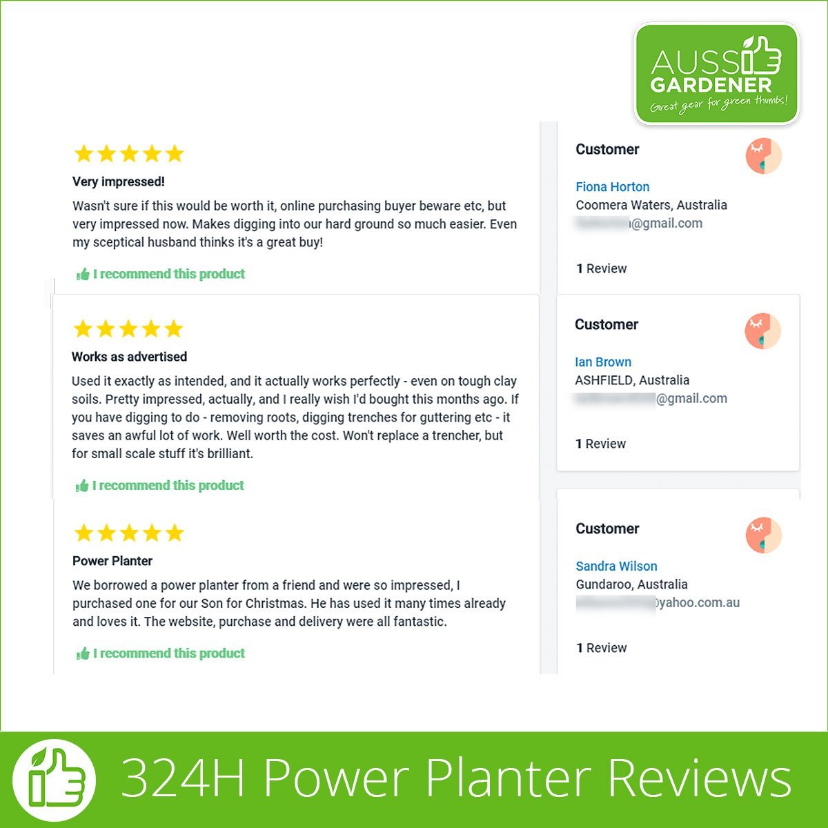 Power Planter 324H - Genuine USA Made Heavy Duty Garden Auger Drill Bit for Planting Trees, Bulbs & Flowers - Perfect for Landscaping & DIY Gardening Projects
