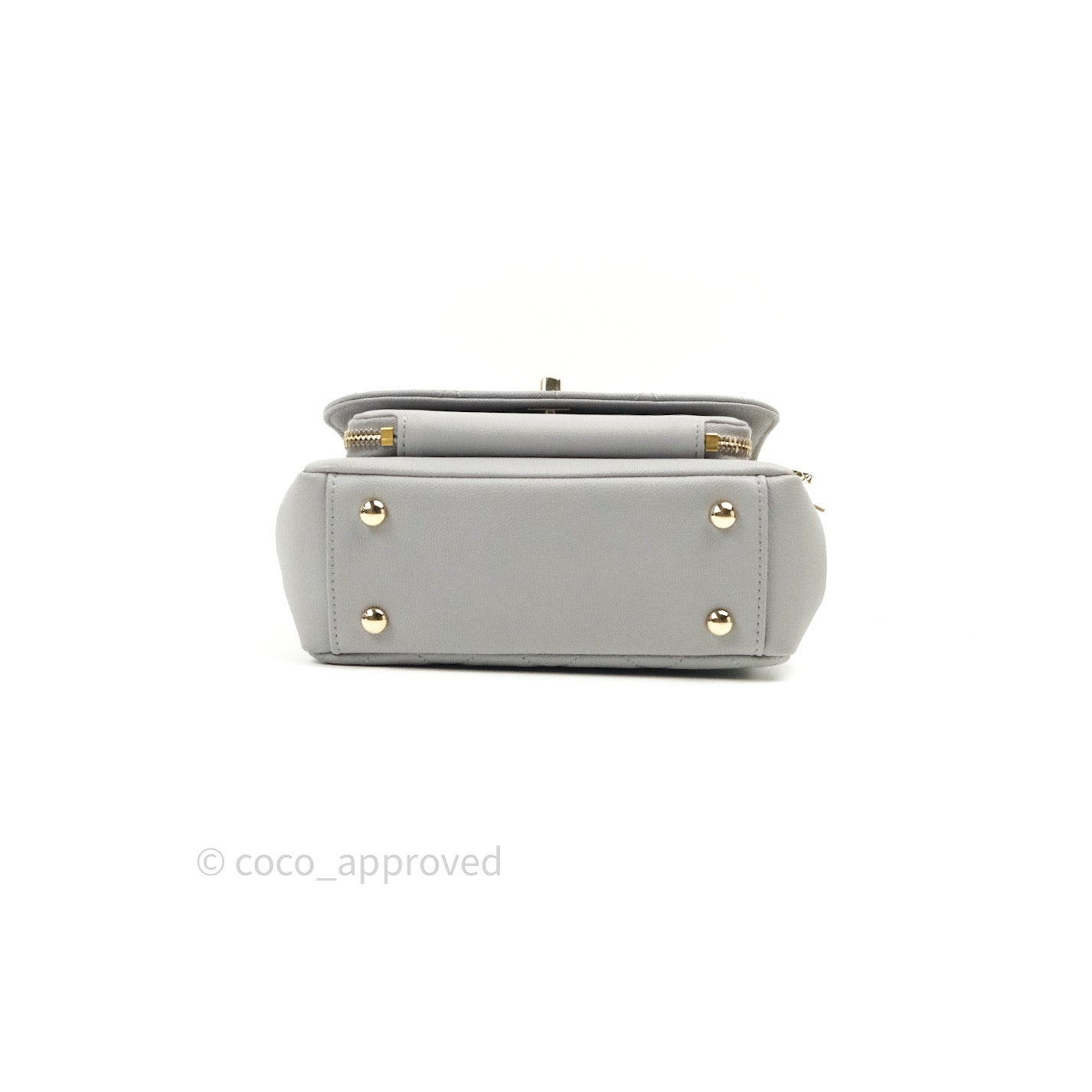 Chanel Caviar Quilted Small Business Afflux Flap Bag in Grey with Light Gold Hardware - Perfect for Work, Travel & Everyday Luxury