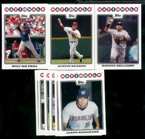 Washington Nationals Baseball Cards Complete Set 2004-2008 - 5 Years of Topps Team Sets with All Regular Issue Cards, Stars & Rookie Cards - Perfect for Collectors, Investors & Baseball Fans - Great Gift for MLB Memorabilia Enthusiasts