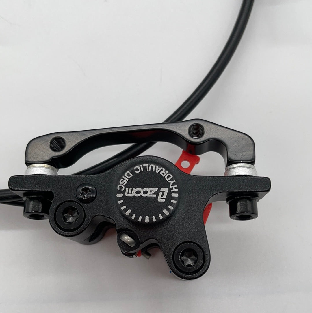 OXO Zoom Hydraulic Front Brake Caliper with Brake Line - High Performance Bicycle Disc Brake for Mountain Bikes & Road Bikes | Perfect for Cycling, Commuting and Off-Road Adventures