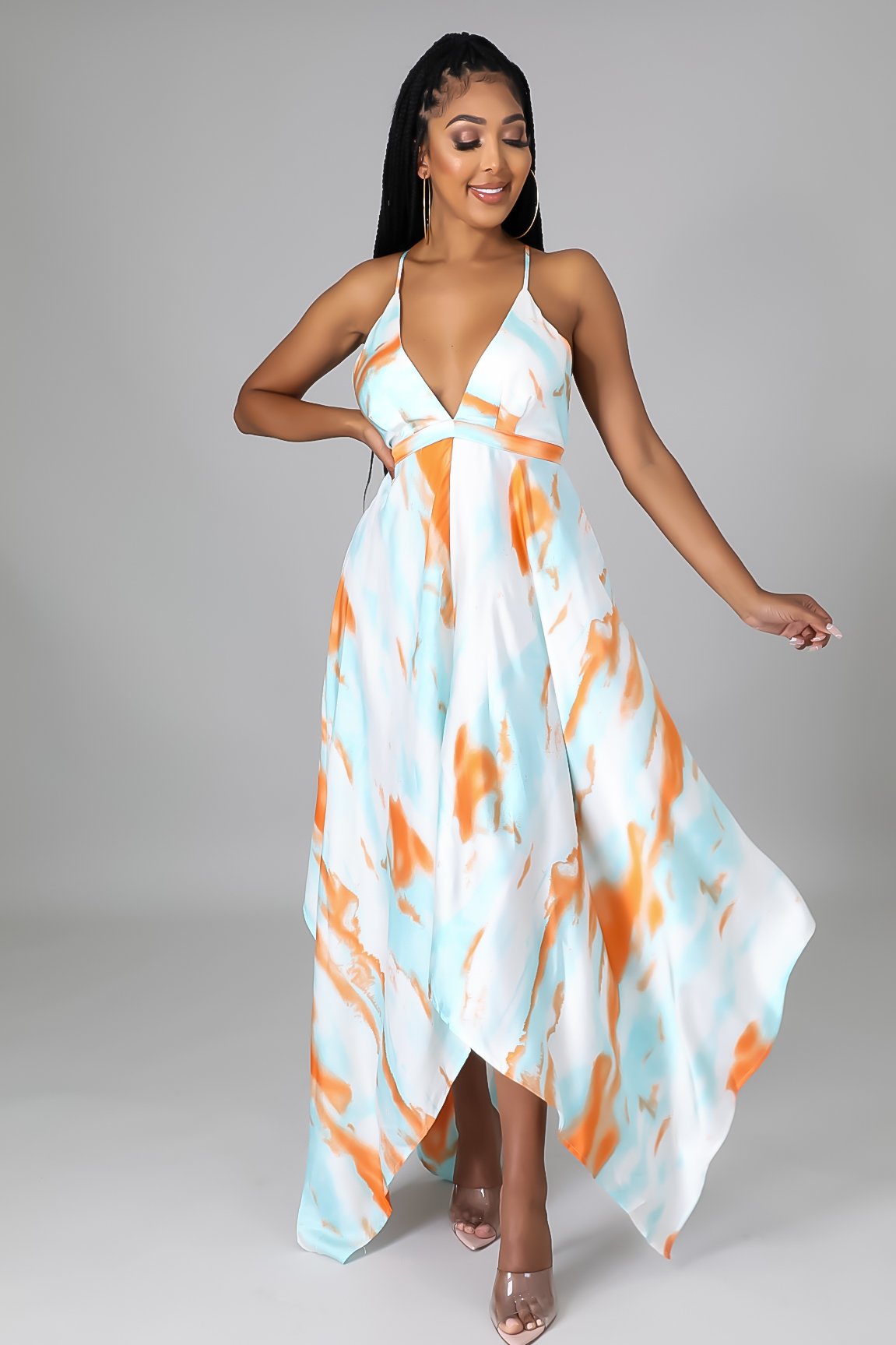 Aruba Vacation Dress - Women's Flowy Summer Beach Dress for Tropical Getaways | Perfect for Beach Vacations, Resorts & Pool Parties