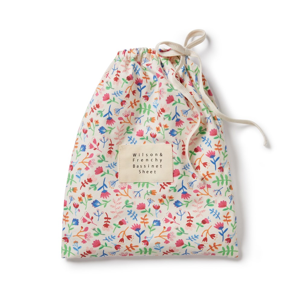Organic Cotton Bassinet Sheet for Baby Crib - Soft, Breathable & Hypoallergenic - Perfect for Nursery, Travel & Co-Sleeping