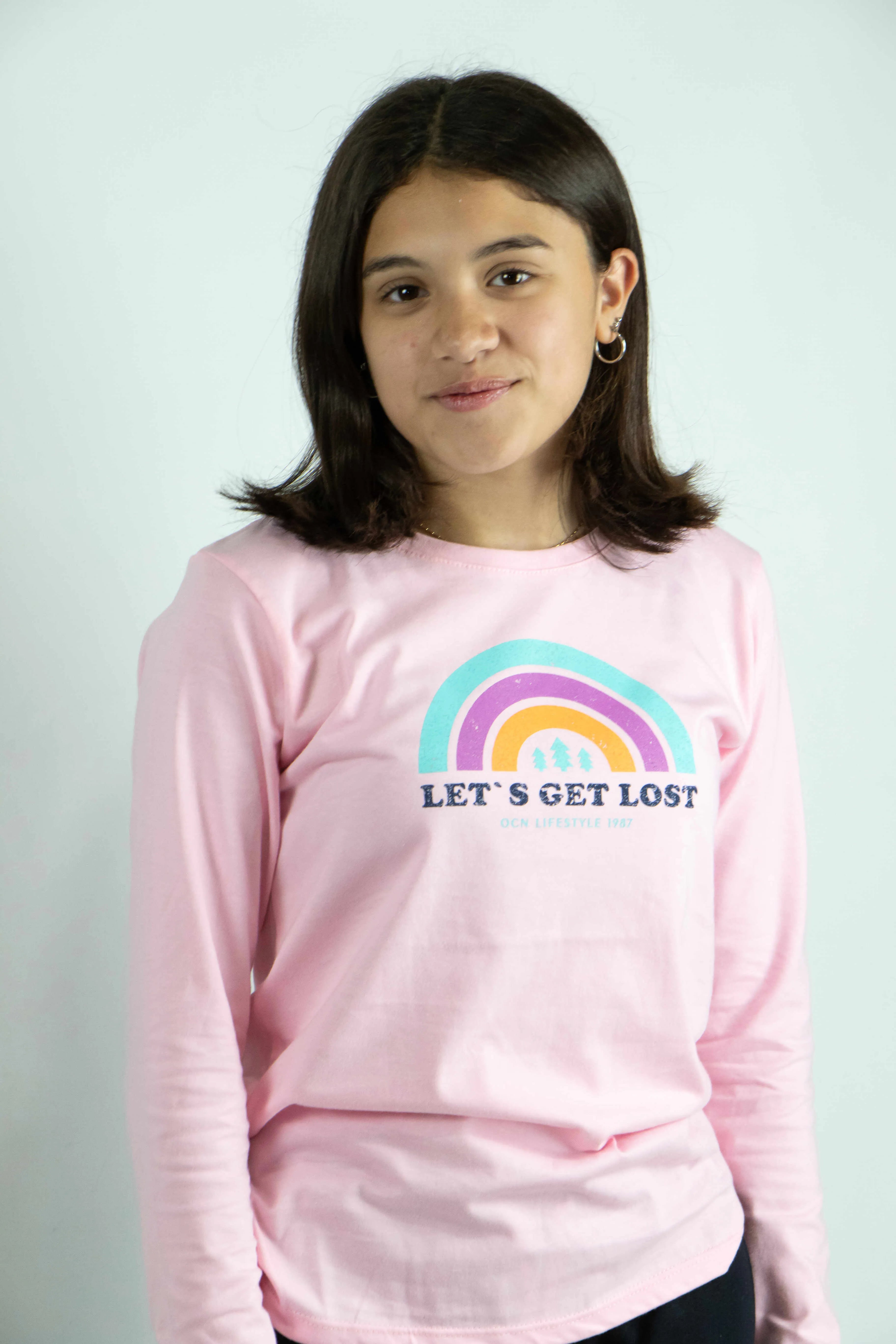 Ocn KIDS Rml Jackie Pink T-Shirt for Girls - Soft Cotton Casual Tee for School, Playdates & Everyday Wear